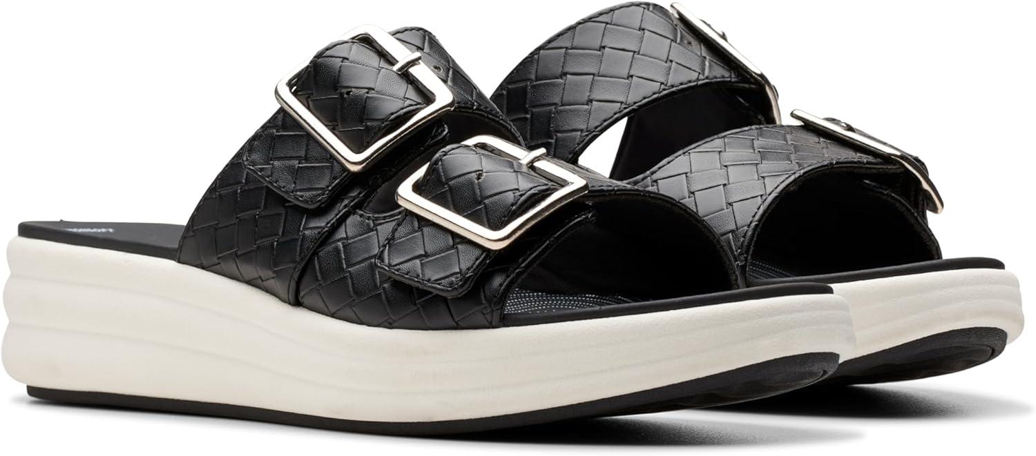 imageClarks womens Drift BuckleBlack Woven