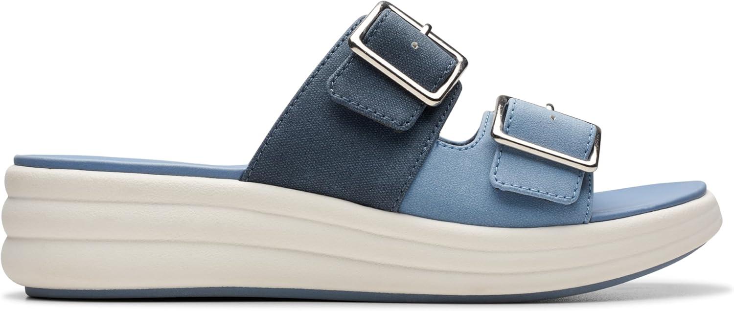 imageClarks womens Drift BuckleDenim Combi