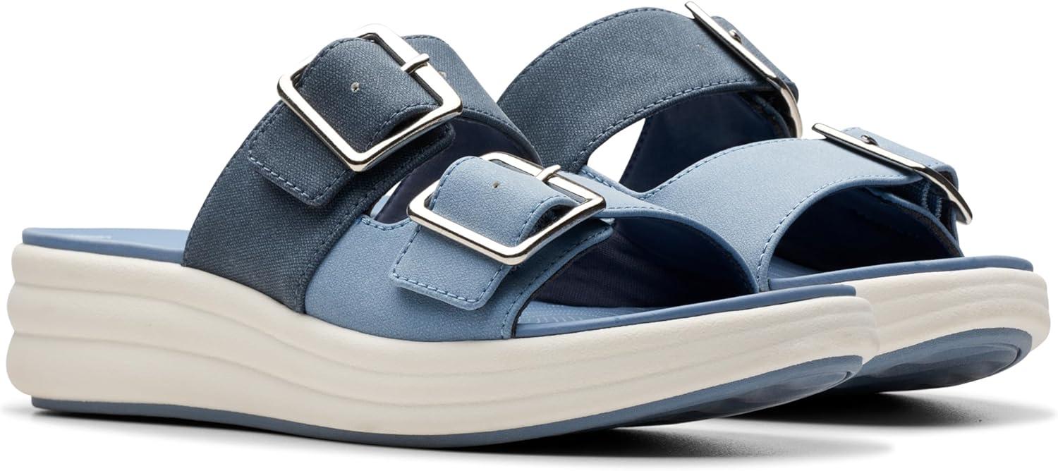 imageClarks womens Drift BuckleDenim Combi