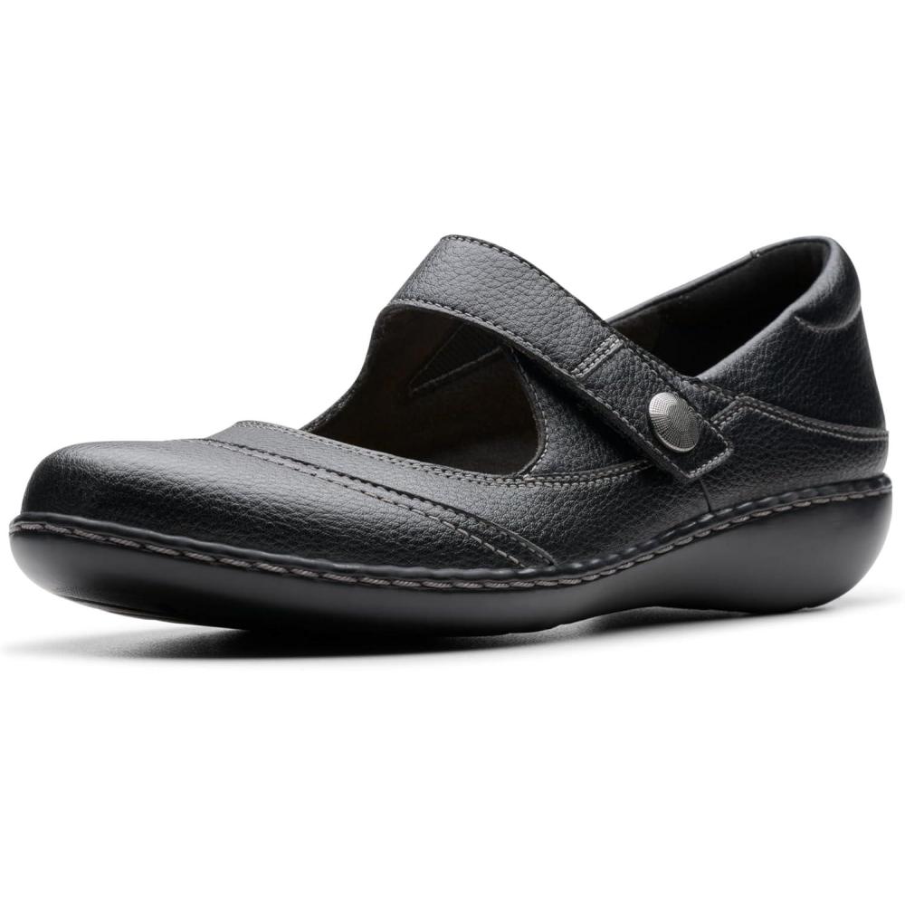 imageClarks Womens Ashland ElayneBlack Tumbled