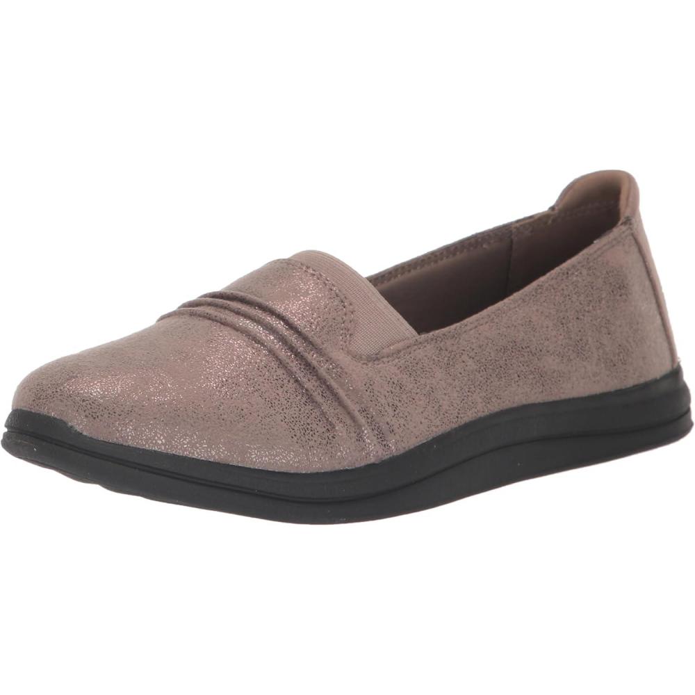 imageClarks Womens Breeze SolTaupe Metallic Synthetic