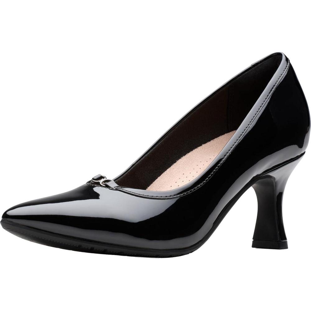 imageClarks Womens Kataleyna WestBlack Patent Synthetic