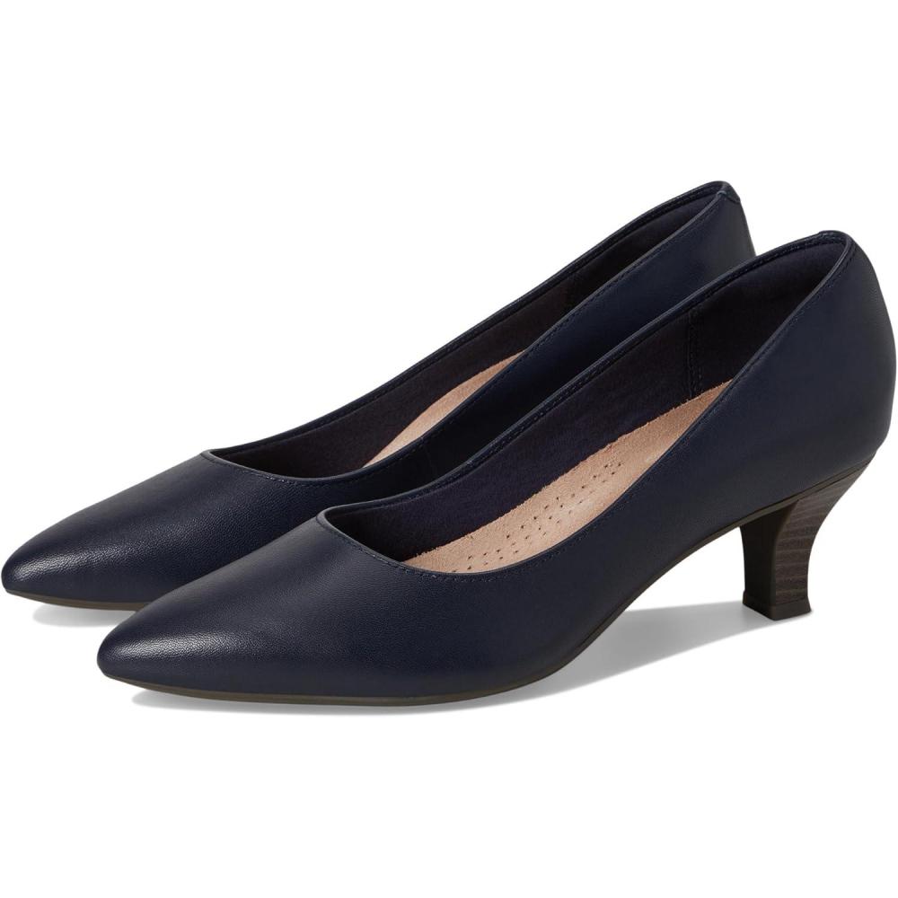 imageClarks Womens Kepley VineNavy Leather