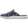Navy Floral Canvas