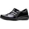 Black Crinkle Patent Synthetic