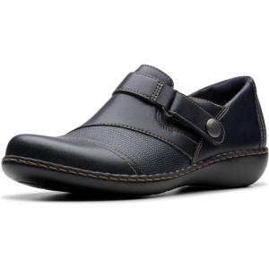 Clarks Women’s Ashland Gem Loafers(Navy Leather)