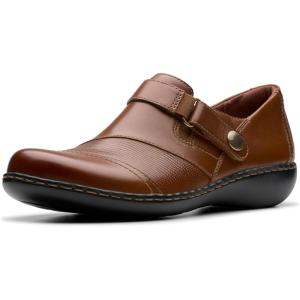 Clarks Women’s Ashland Gem Loafers(Tan Leather)