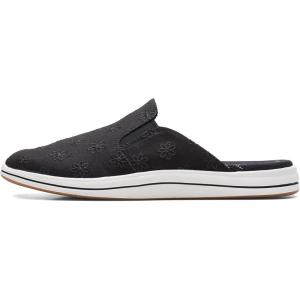 Clarks Womens Breeze Shore(Black Floral Canvas)