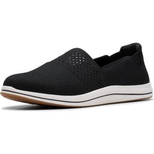 Clarks Women’s Breeze Vibe CloudSteppers Slip On Loafer(Black)