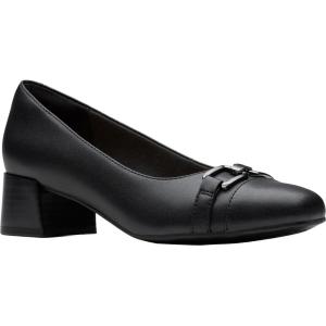 Clarks Womens Iridessa Erin(Black Leather)