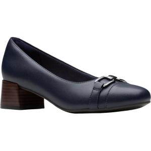 Clarks Womens Iridessa Erin(Navy Leather)