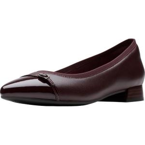Clarks Womens Natalyn Dusk(Merlot Leather)