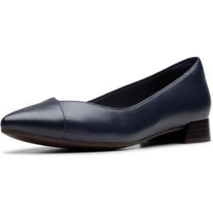 Clarks Womens Natalyn Wish(Navy Leather)