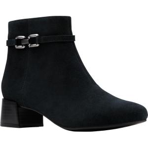 Clarks womens Iridessa Air(Black Suede)