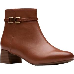 Clarks womens Iridessa Air(Dark Tan Leather)