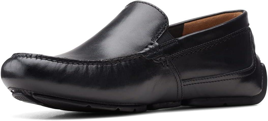 imageClarks Mens Markman PlainDriving Style LoaferBlack Black Leather