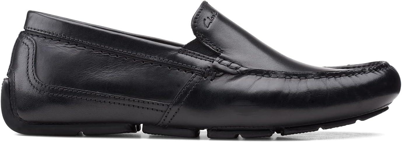 imageClarks Mens Markman PlainDriving Style LoaferBlack Black Leather