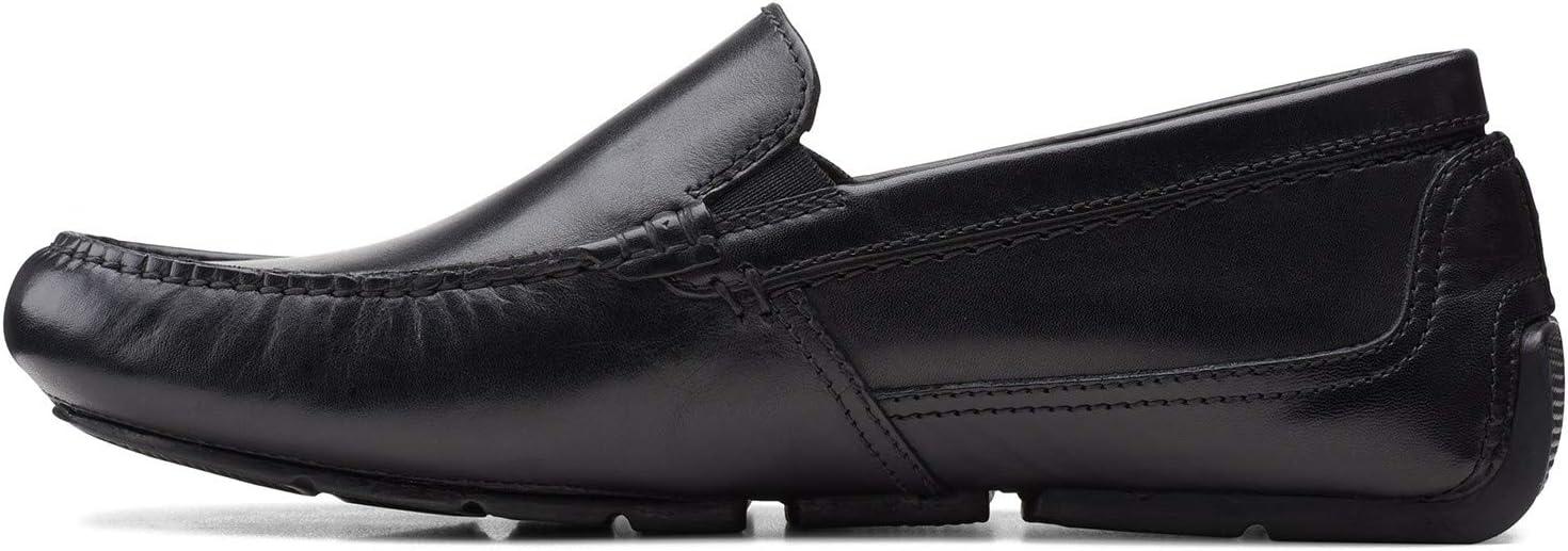 imageClarks Mens Markman PlainDriving Style LoaferBlack Leather