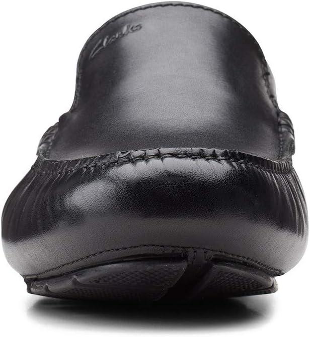 imageClarks Mens Markman PlainDriving Style LoaferBlack Leather