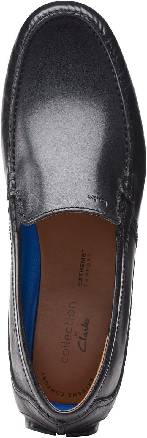 imageClarks Mens Markman PlainDriving Style LoaferBlack Leather