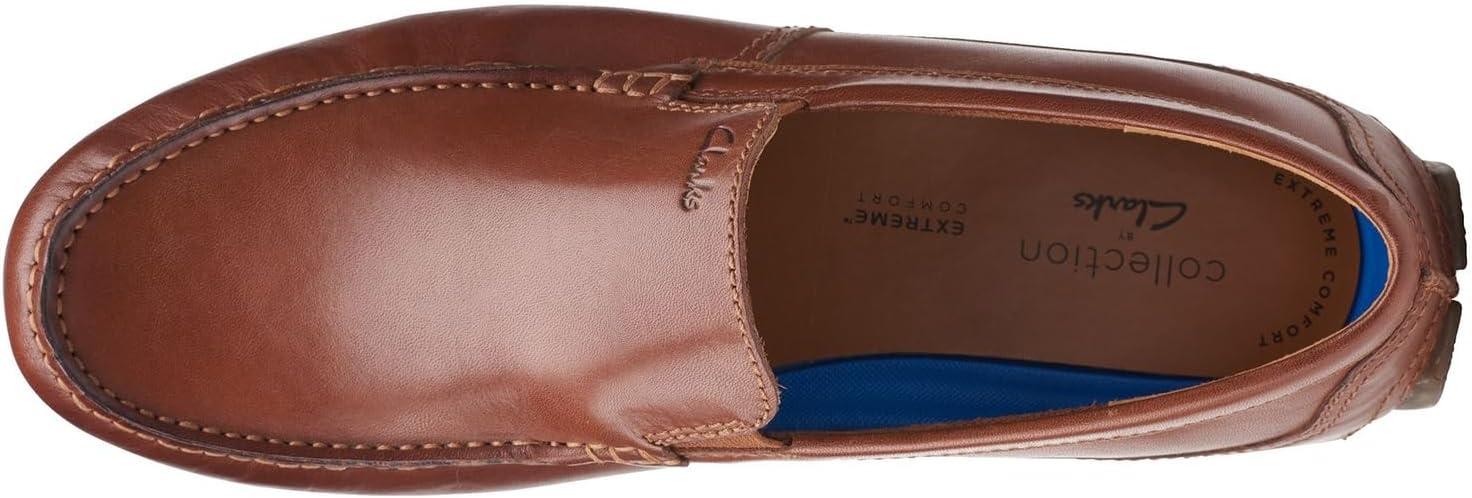 imageClarks Mens Markman PlainDriving Style LoaferDark Tan Leather