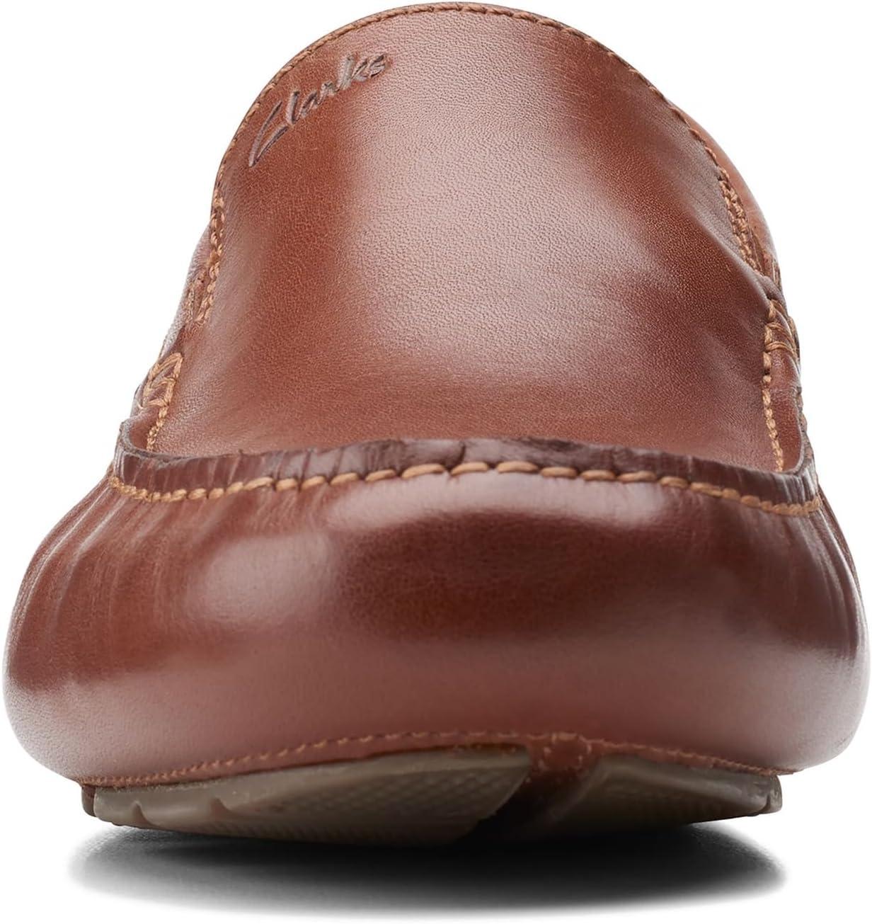 imageClarks Mens Markman PlainDriving Style LoaferDark Tan Leather