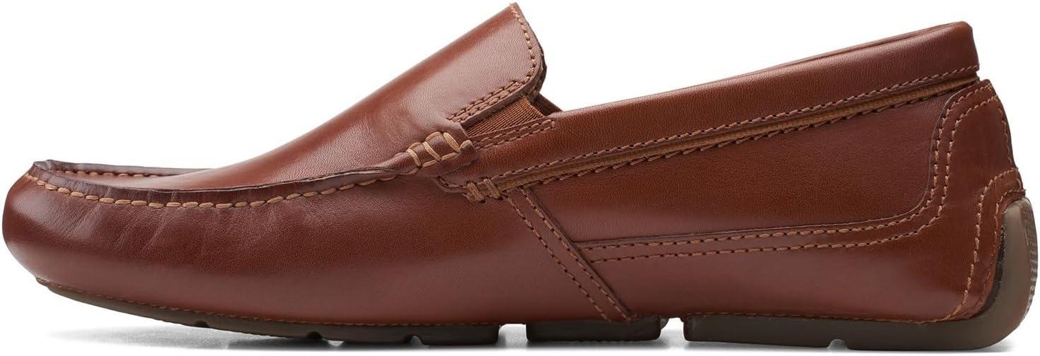 imageClarks Mens Markman PlainDriving Style LoaferDark Tan Leather