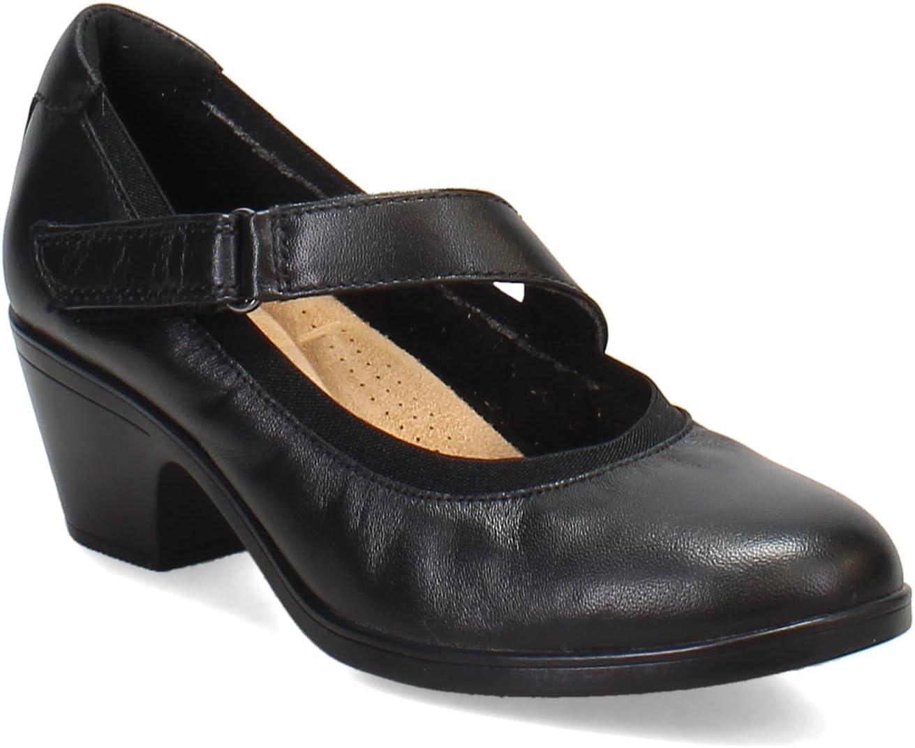 imageClarks Womens Emily 2 Mabel PumpsBlack Leather