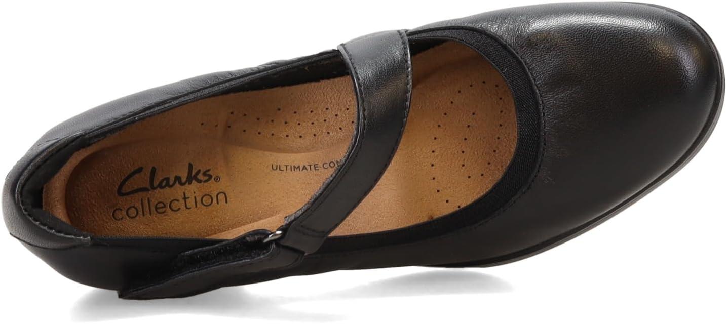 imageClarks Womens Emily 2 Mabel PumpsBlack Leather