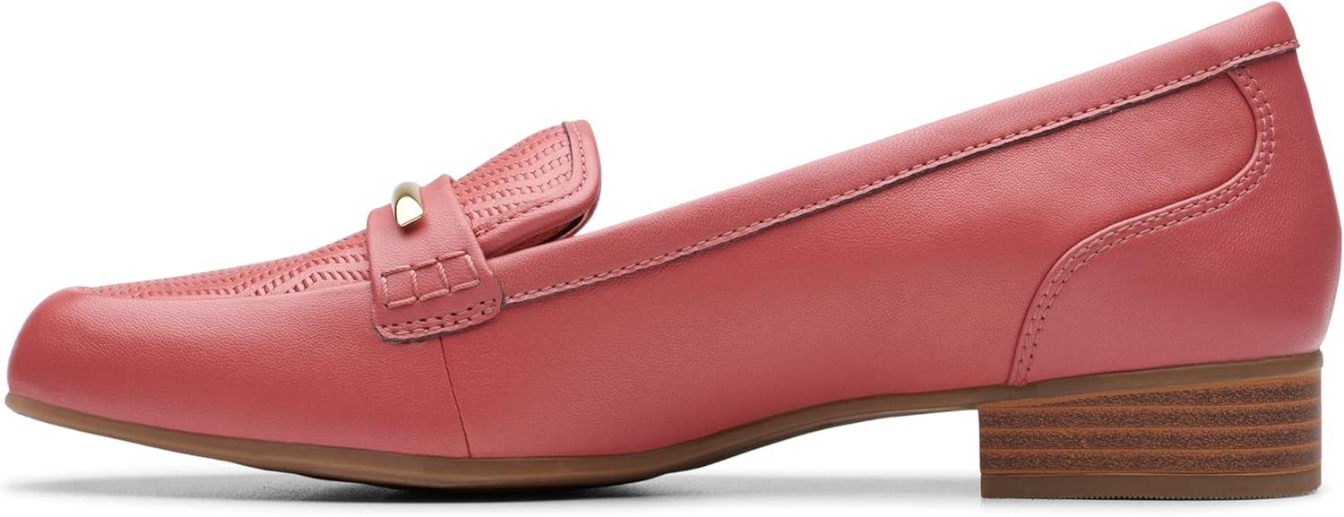 imageClarks Womens Juliet Aster LoafersDusty Rose Leather
