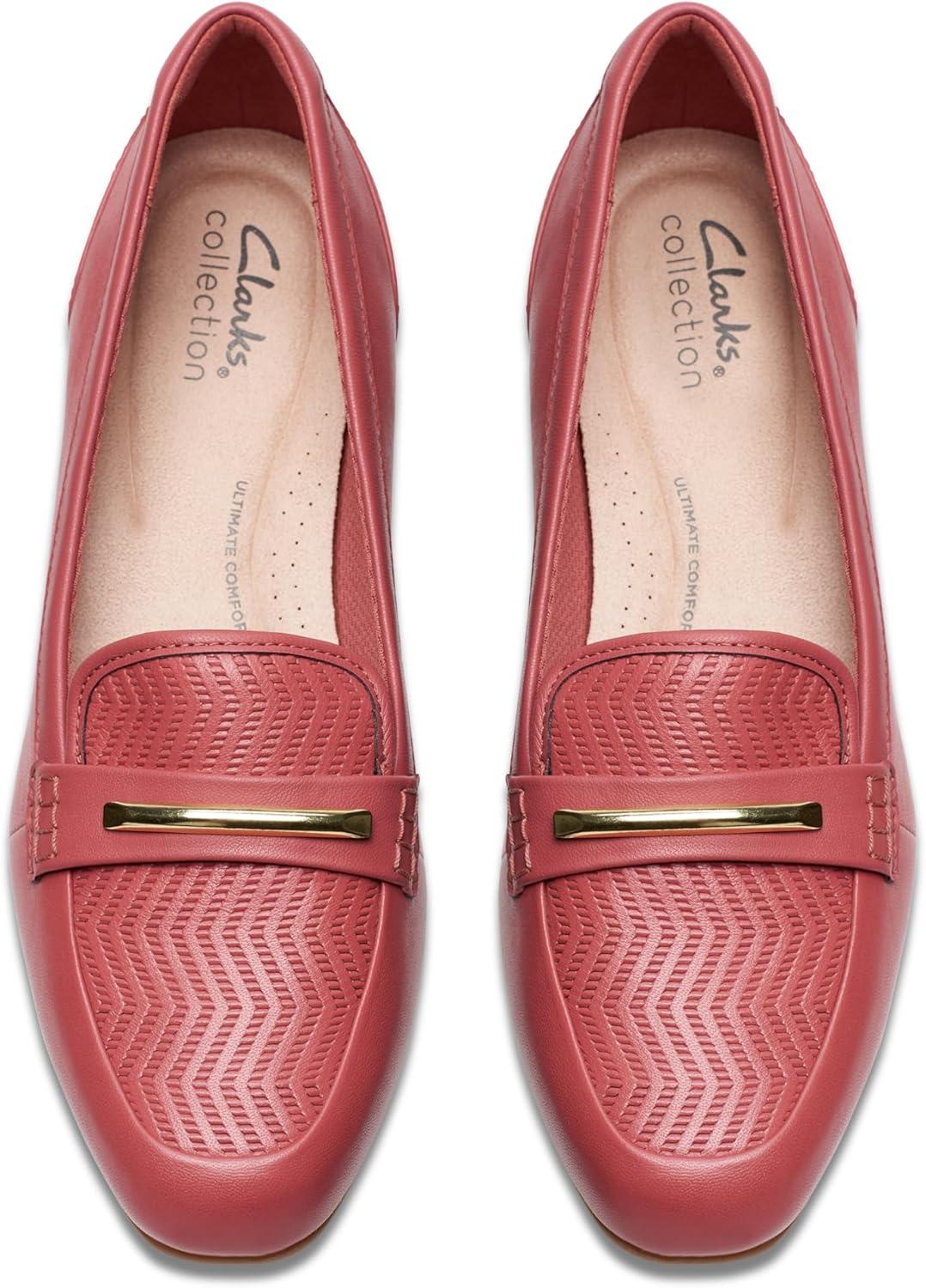 imageClarks Womens Juliet Aster LoafersDusty Rose Leather
