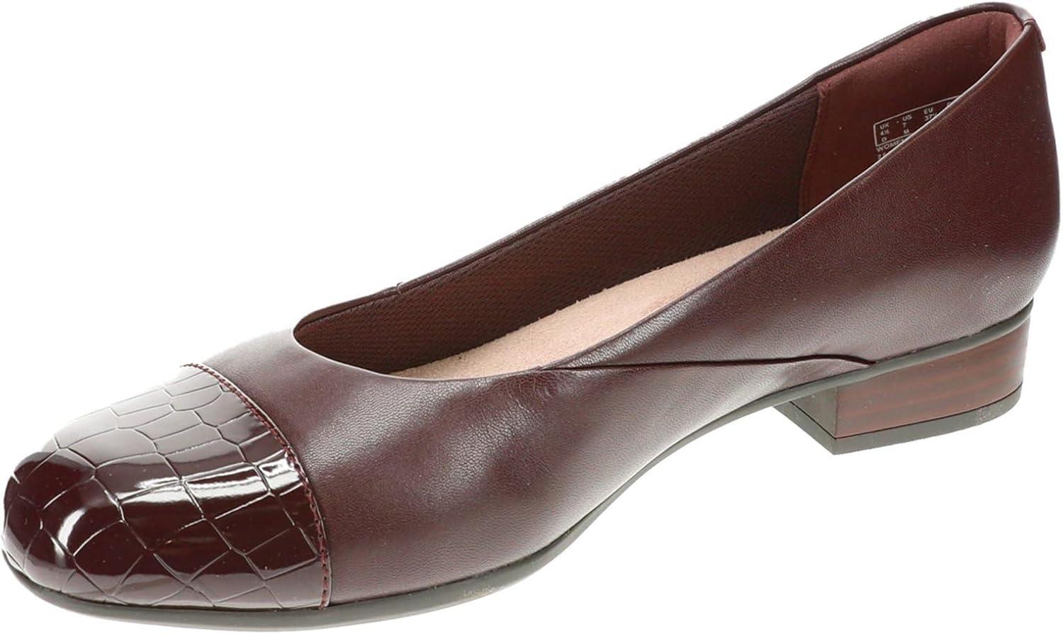 imageClarks Womens Juliet RiseMerlot Leather