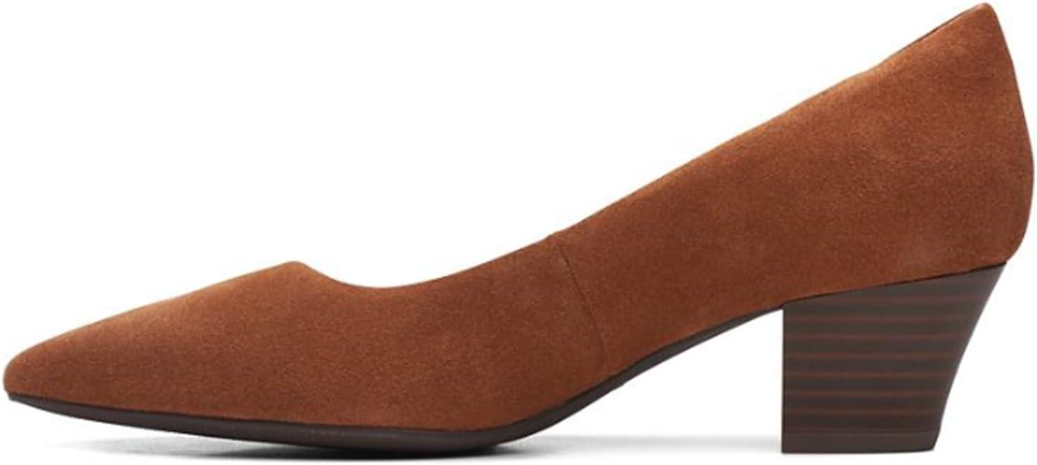 imageClarks Womens Teresa StepDark Tan Suede