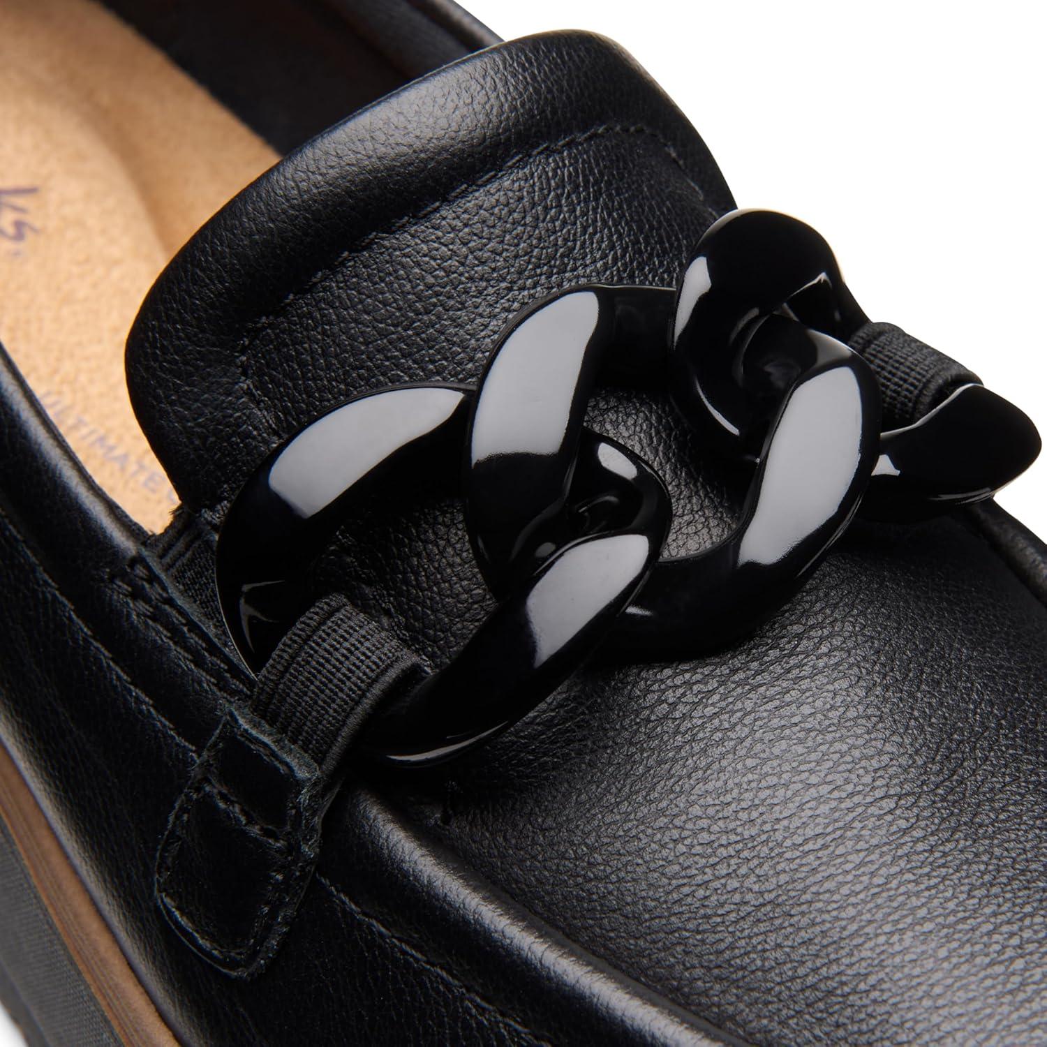 imageClarks Womens Zylah May LoaferBlack Black Leather