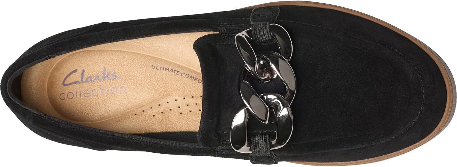 imageClarks Womens Zylah May LoaferNavy Suede