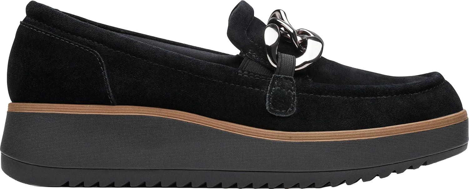imageClarks Womens Zylah May LoaferNavy Suede