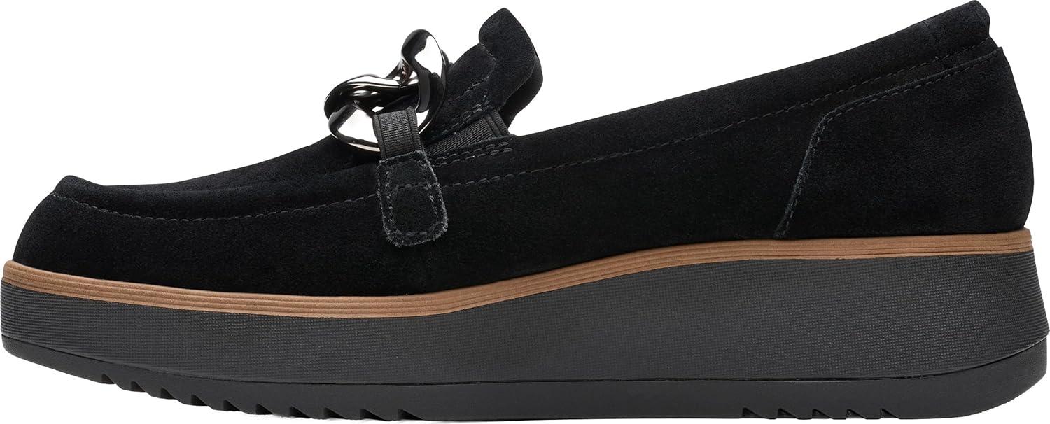 imageClarks Womens Zylah May LoaferNavy Suede