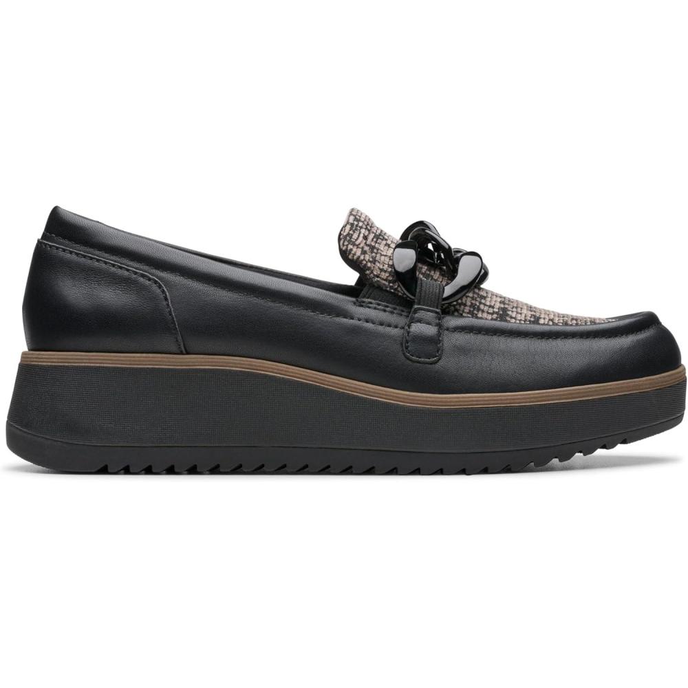 imageClarks Womens Zylah May LoaferBlack Combi Textile