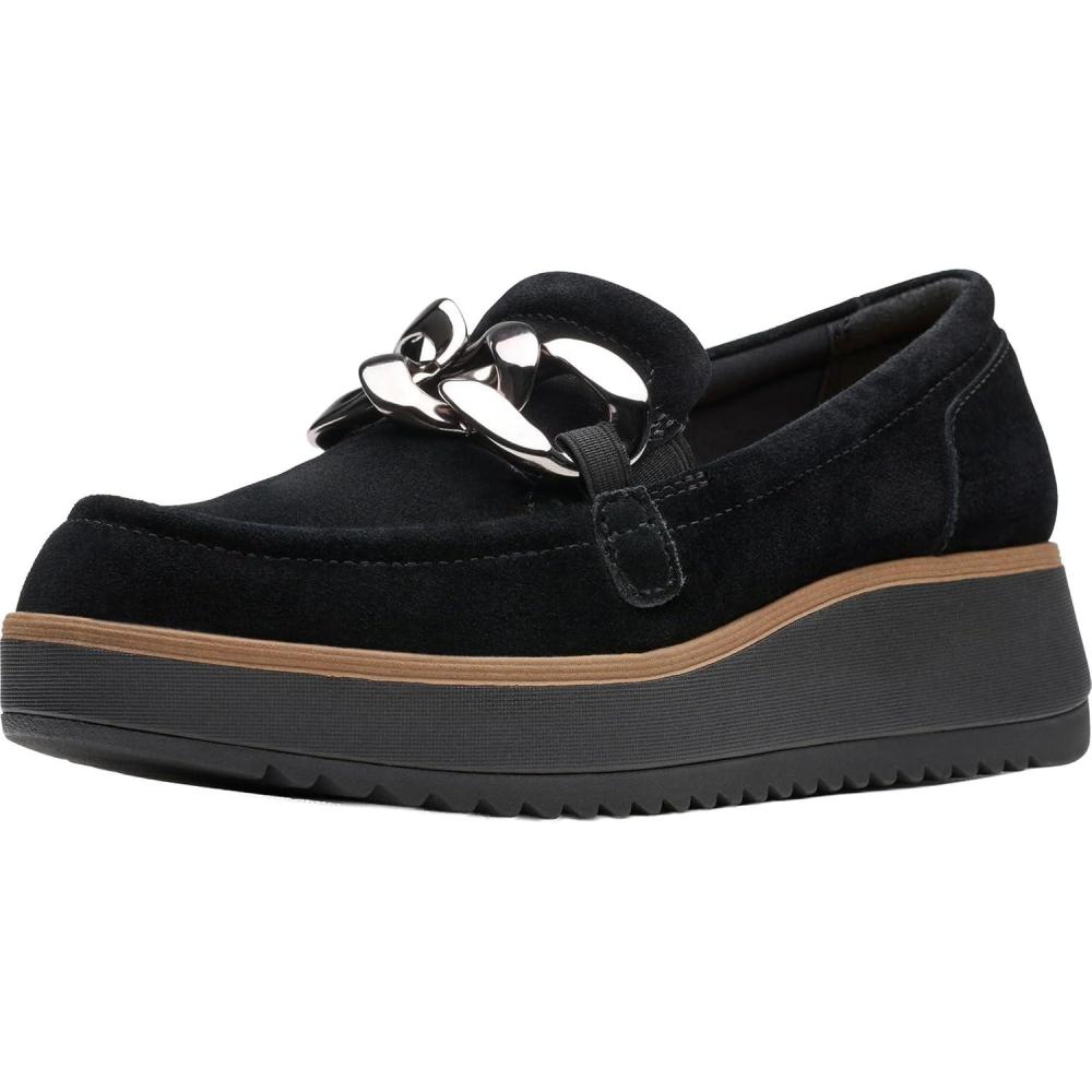 imageClarks Womens Zylah May LoaferNavy Suede