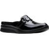 Black Crinkle Patent Synthetic