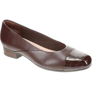 Clarks Womens Juliet Rise(Merlot Leather)