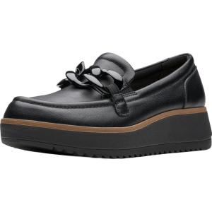Clarks Women’s Zylah May Loafer(Black Leather)