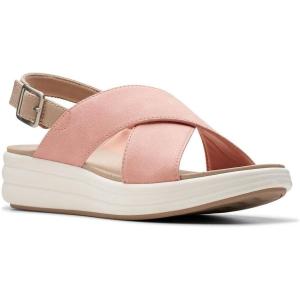 Clarks womens Drift Sun(Peach Synthetic)