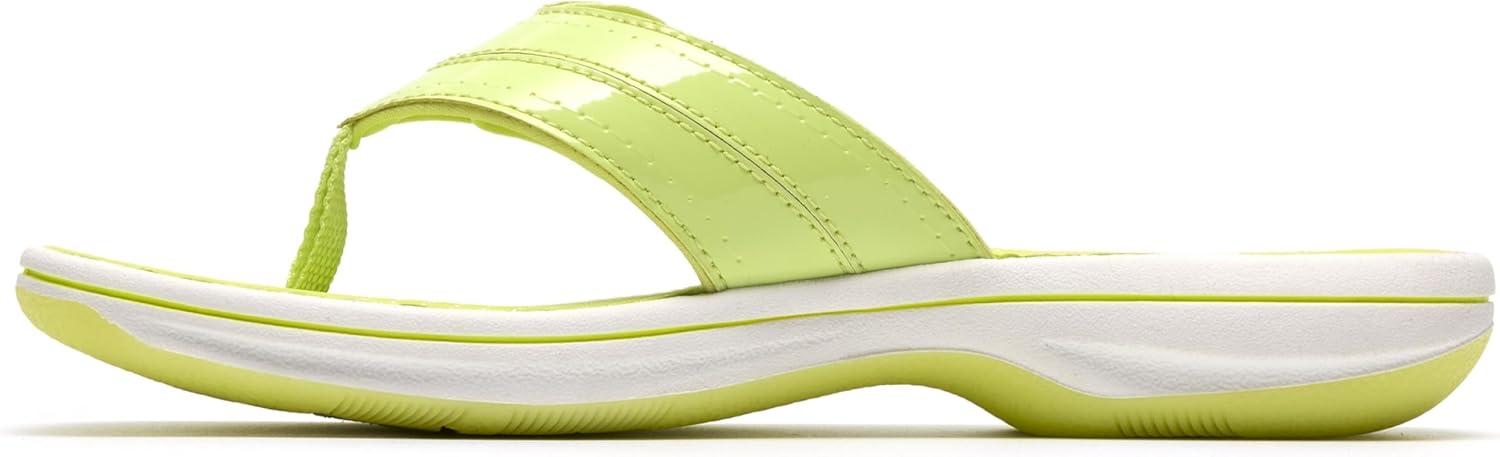 imageClarks Womens Breeze Reyna Cloudsteppers FlipFlopLime