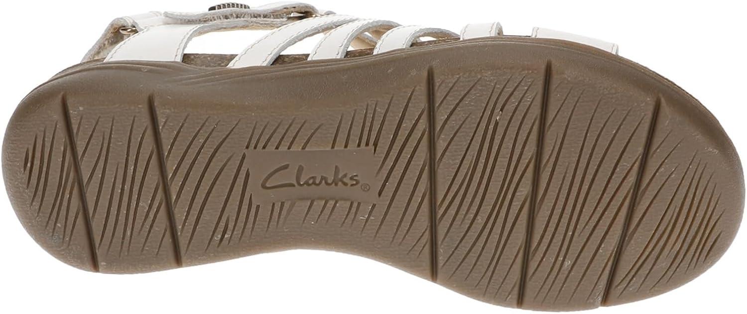 imageClarks womens April BelleWhite Leather