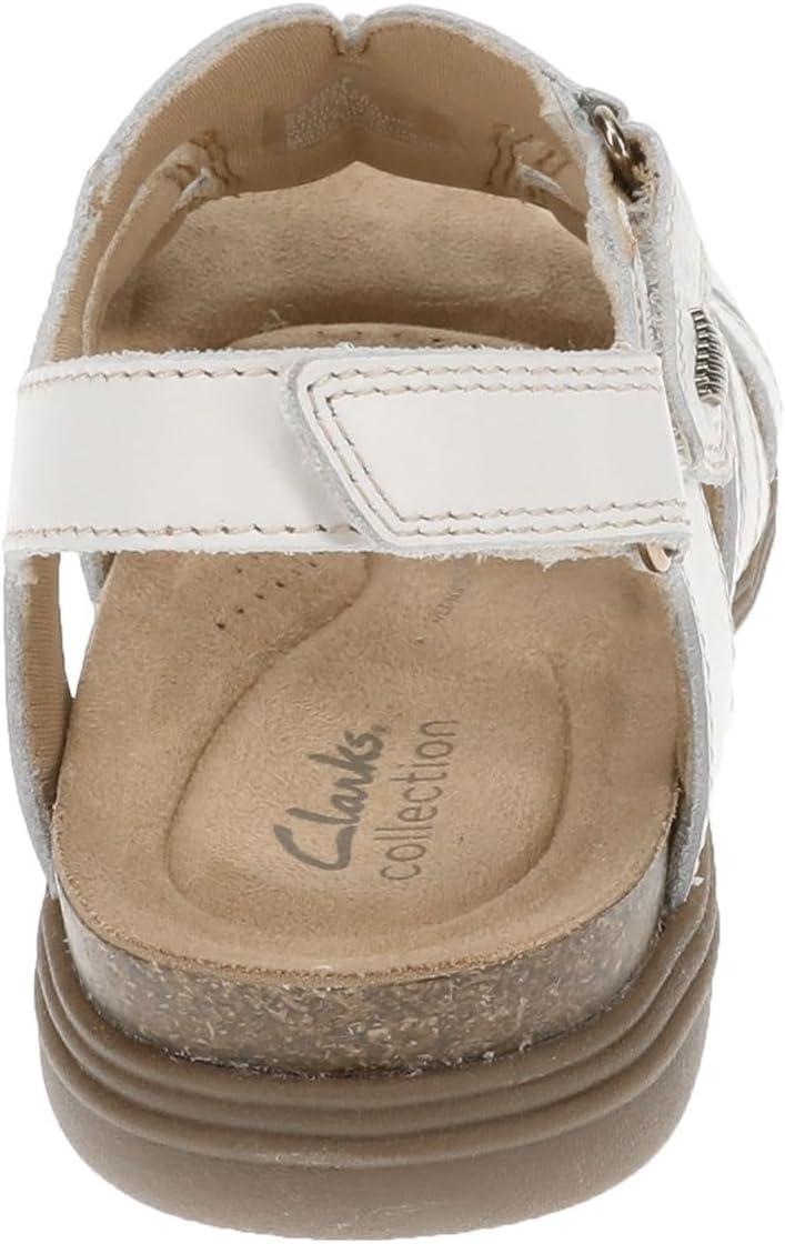 imageClarks womens April BelleWhite Leather