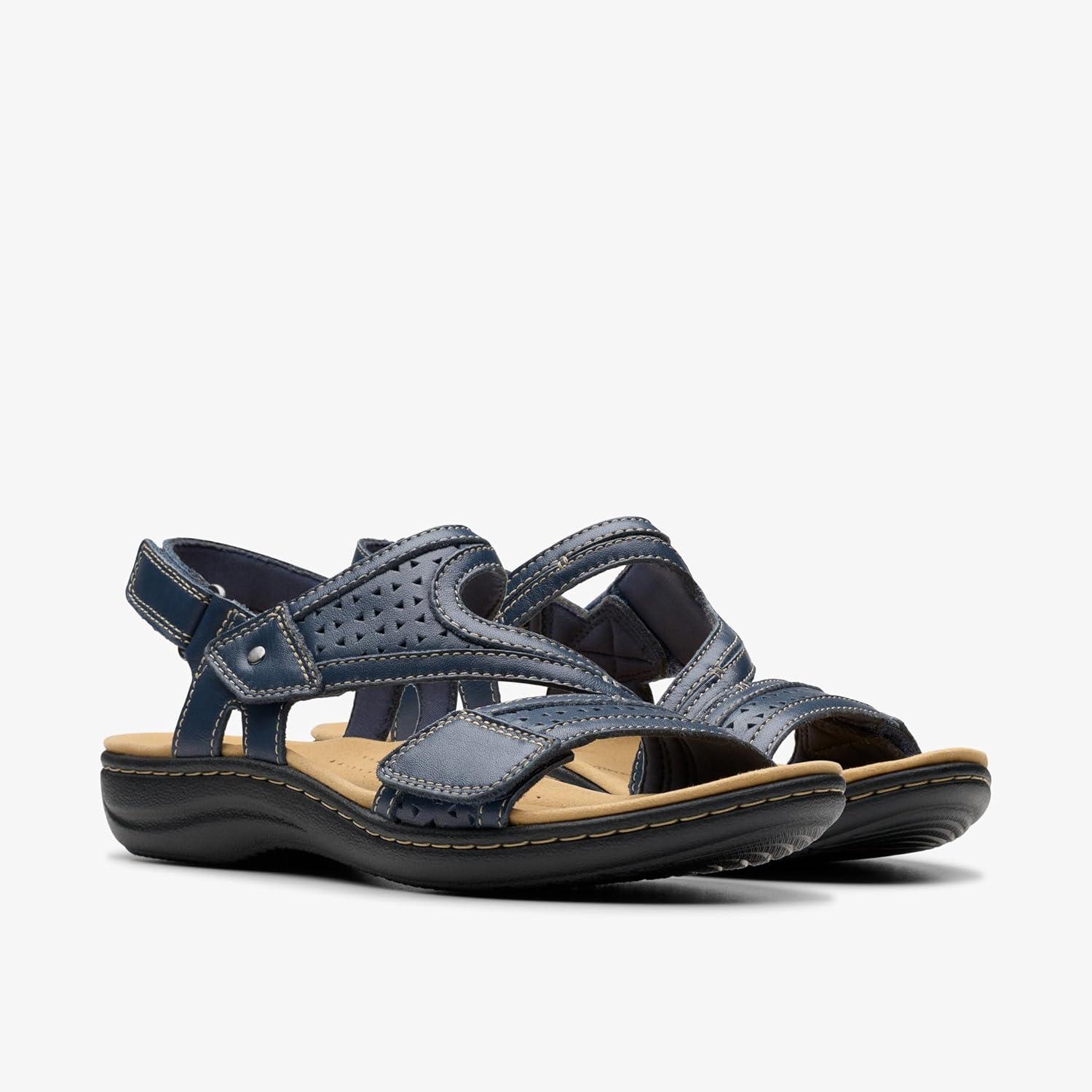 imageClarks womens Laurieann FayeNavy Leather