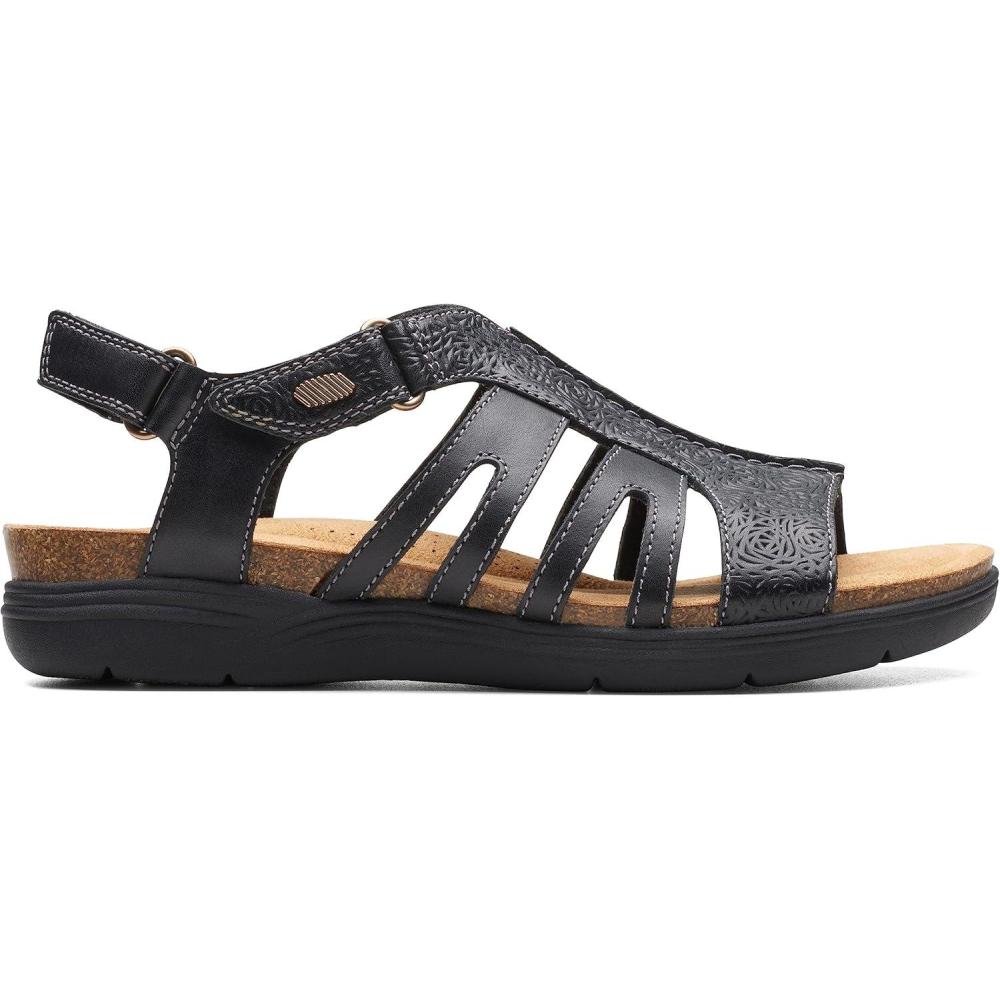 imageClarks womens April BelleBlack Leather