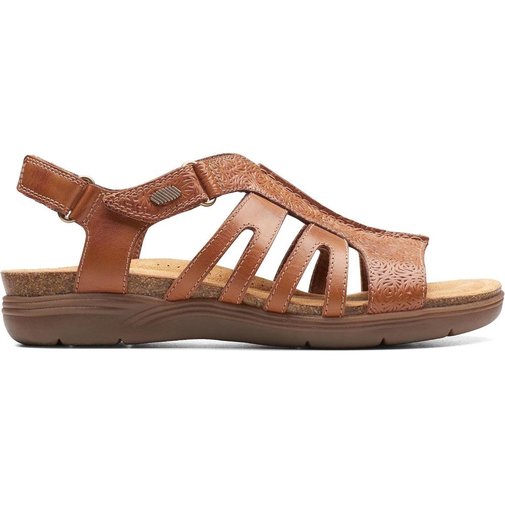 imageClarks womens April BelleTan Leather