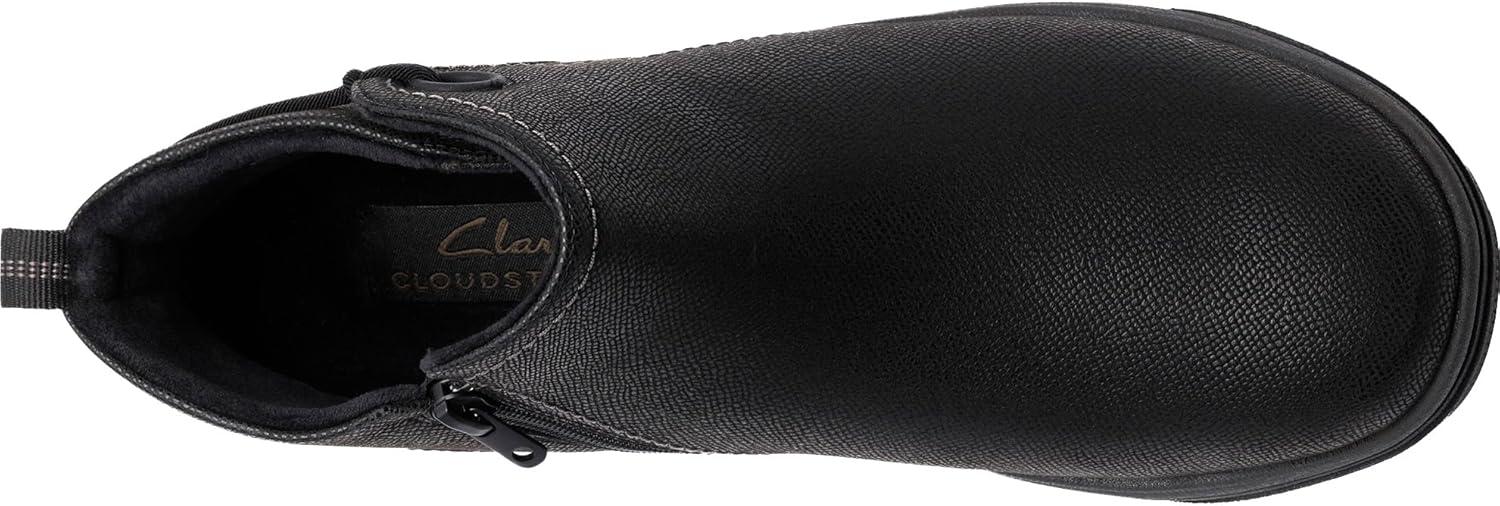 imageClarks Womens Breeze Derby CloudSteppers Lightweight Ankle BootiesBlack Textile